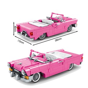 لگو تکنیک ماشین صورتی کادیلاک مدل Famous Vehicle Model 8404-اسباب بازی